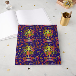 Psychedelische Oosterse Symmetrie Abstracte Kunst Gastenboek