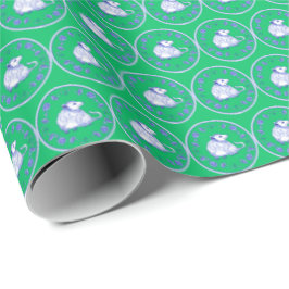 Psychedelische Opossum Cadeaupapier