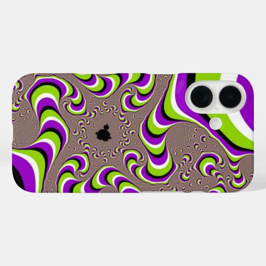Psychedelische optische illusie Case-Mate iPhone case (Achterkant (horizontaal))