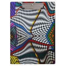 Psychedelische optische illusie klembord
