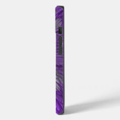 Psychedelische Paarse Bloem Abstracte Fractale Kun Case-Mate iPhone Case (Achterkant / Links)