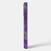 Psychedelische Paarse Bloem Abstracte Fractale Kun Case-Mate iPhone Case (Achterkant / Links)