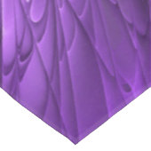 Psychedelische Paarse Bloem Abstracte Fractale Kun Tafelkleed (Gekanteld)