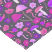 Psychedelische paddenstoelen en Floral roze, Paars Tafelkleed (Gekanteld)