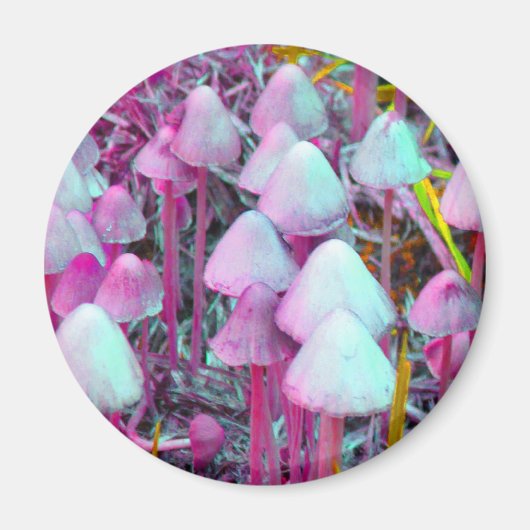 Psychedelische paddenstoelen magneet (Voorkant)
