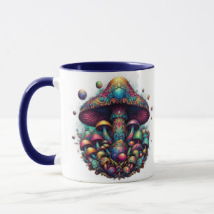 Psychedelische paddenstoelen mok
