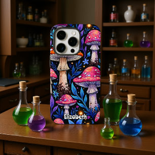 Psychedelische Paddenstoelen Patroon iPhone 16 Pro Hoesje