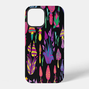 Psychedelische paddenstoelen Rainbow Colors Patroo iPhone 12 Hoesje