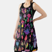 Psychedelische paddenstoelen Rainbow Colors Patroo Schort (Insitu)