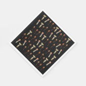 Psychedelische paddenstoelen servet (Hoek)