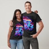 Psychedelische paddenstoelen t-shirt (Unisex)
