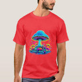 Psychedelische paddenstoelen t-shirt (Voorkant)