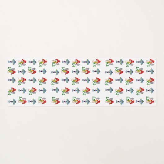 Psychedelische paddenstoelen Yoga Mat (Achterkant (horizontaal))