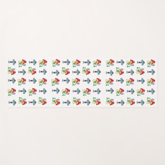 Psychedelische paddenstoelen Yoga Mat (Voorkant (horizontaal))