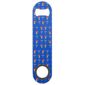 Psychedelische paddenstoelenbalk speed flessenopener (Voorkant)