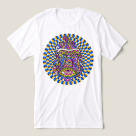 Psychedelische paddenstoelenwerveling Unisex-T-shi Tri-Blend Shirt