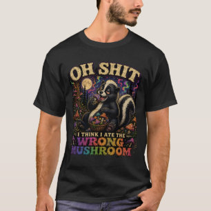 Psychedelische paddestoelen skunk grappige festiva t-shirt