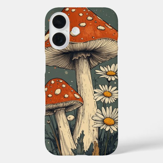 Psychedelische Paddo's Telefoonhoes Case-Mate iPhone Case (Achterkant)
