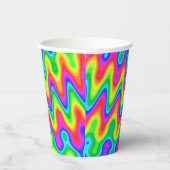 Psychedelische papierbekertjes papieren bekers (Rechts)