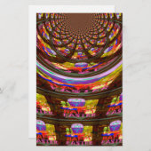 Psychedelische Pasen Kaleidoscoop Art Print Briefpapier (Voorkant / Achterkant)