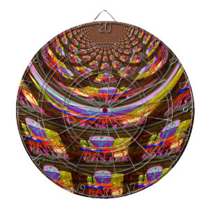Psychedelische Pasen Kaleidoscoop Art Print Dartbord