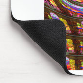 Psychedelische Pasen Kaleidoscoop Art Print Muismat (Hoek)