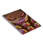 Psychedelische Pasen Kaleidoscoop Art Print Notitieboek (Rechterzijde)