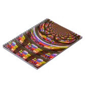 Psychedelische Pasen Kaleidoscoop Art Print Notitieboek (Linkerzijde)