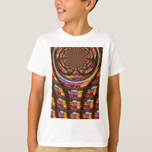 Psychedelische Pasen Kaleidoscoop Art Print T-shirt
