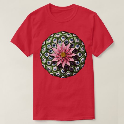 Psychedelische Peyote Cactus T-shirt (Design voorkant)