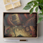 Psychedelische pianomuziek kunst decoupage tissuepapier (Geschenk)