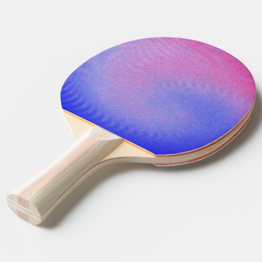 Psychedelische Ping Pong Paddle Tafeltennisbatje (Voorkant Gekanteld)