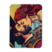 Psychedelische Piraat Koppel – Stout Romantisch Magneet (Verticaal)