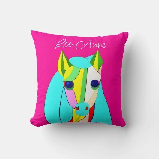 Psychedelische Pony dromen Kussen (Voorkant)