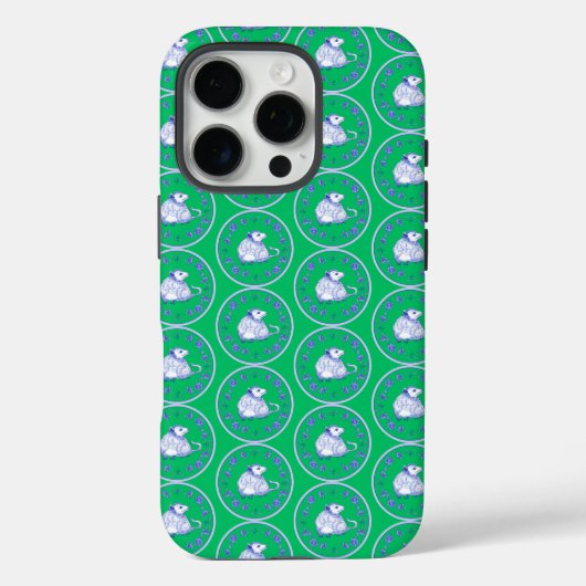 Psychedelische Possum iPhone Case (Achterkant)