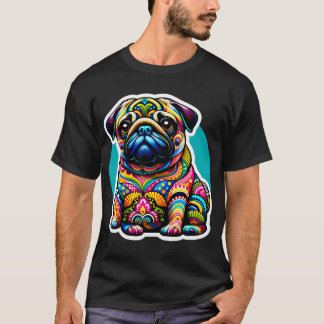 Psychedelische Priepracht: Een Levensechte Tapijt T-shirt