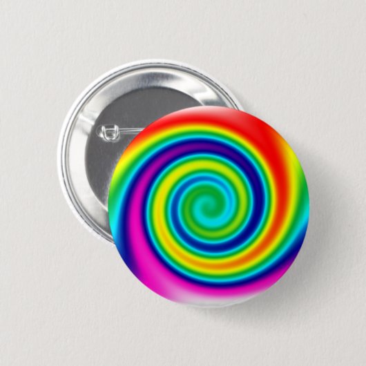 Psychedelische Prints Ronde Button 5,7 Cm (Voorkant /achterkant)