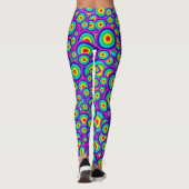 Psychedelische Psycho Broek Leggings (Achterkant)