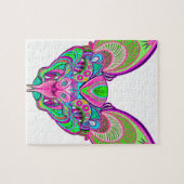 Psychedelische regenboog legpuzzel (Horizontaal)