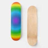 Psychedelische regenboog trip patroon Skateboard D (Voorkant)