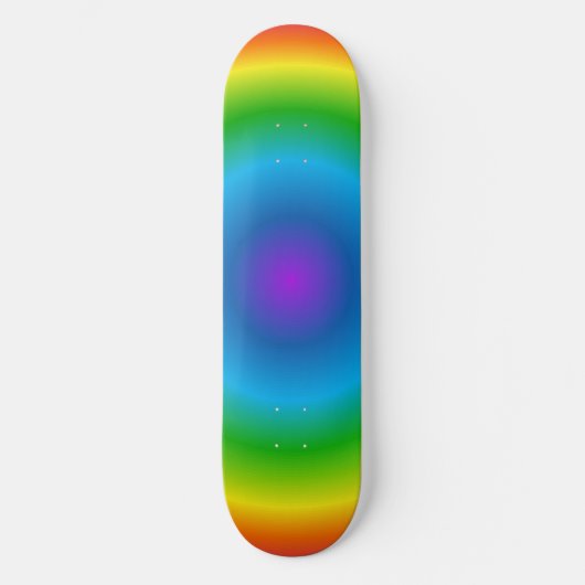 Psychedelische regenboog trip patroon Skateboard D (Voorkant)
