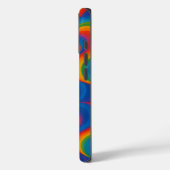 Psychedelische regenbooggolven Case-Mate iPhone case (Achterkant / Links)