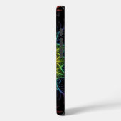 Psychedelische regenboogspectrum fractale wervelvo Case-Mate iPhone case (Achterkant / Links)