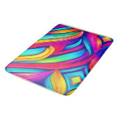 psychedelische regenboogvortex badmat (Gekanteld)