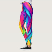 psychedelische regenboogvortex leggings (Links)