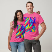 psychedelische regenboogvortex t-shirt (Unisex)