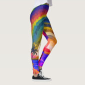 Psychedelische Reis Leggings: Hippie Vibes & Regga Leggings (Rechts)