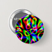 Psychedelische Reis Snaar Donker Ronde Button 5,7 Cm (Voorkant /achterkant)
