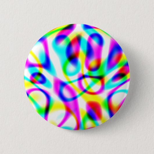 Psychedelische Reis Snaar Ronde Button 5,7 Cm (Voorkant)