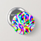 Psychedelische Reis Snaar Ronde Button 5,7 Cm (Voorkant /achterkant)